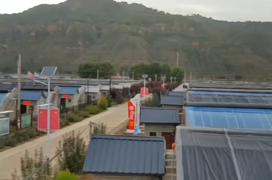 看（kàn）一下建設完成的大棚